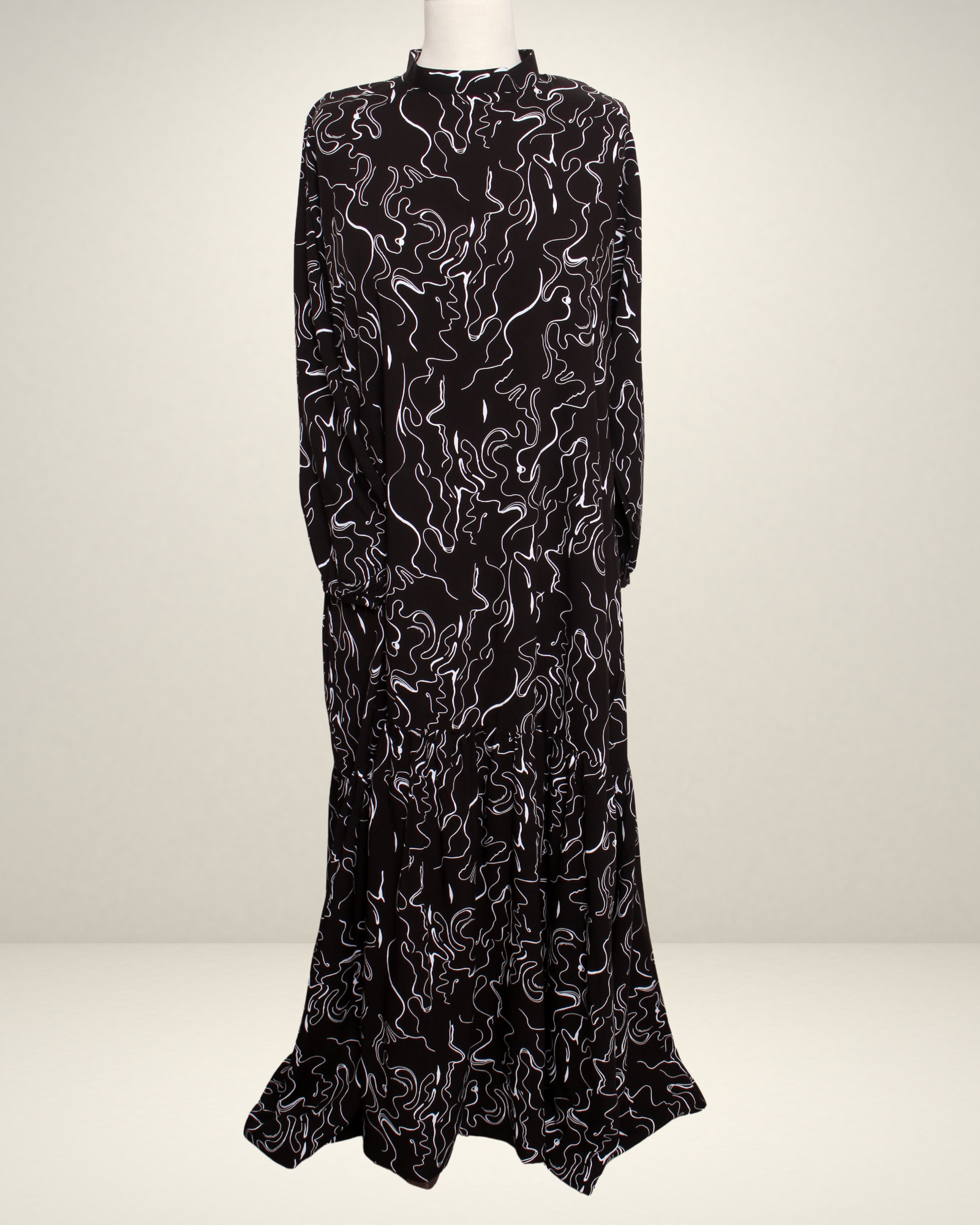 Linen Spiral Noir
