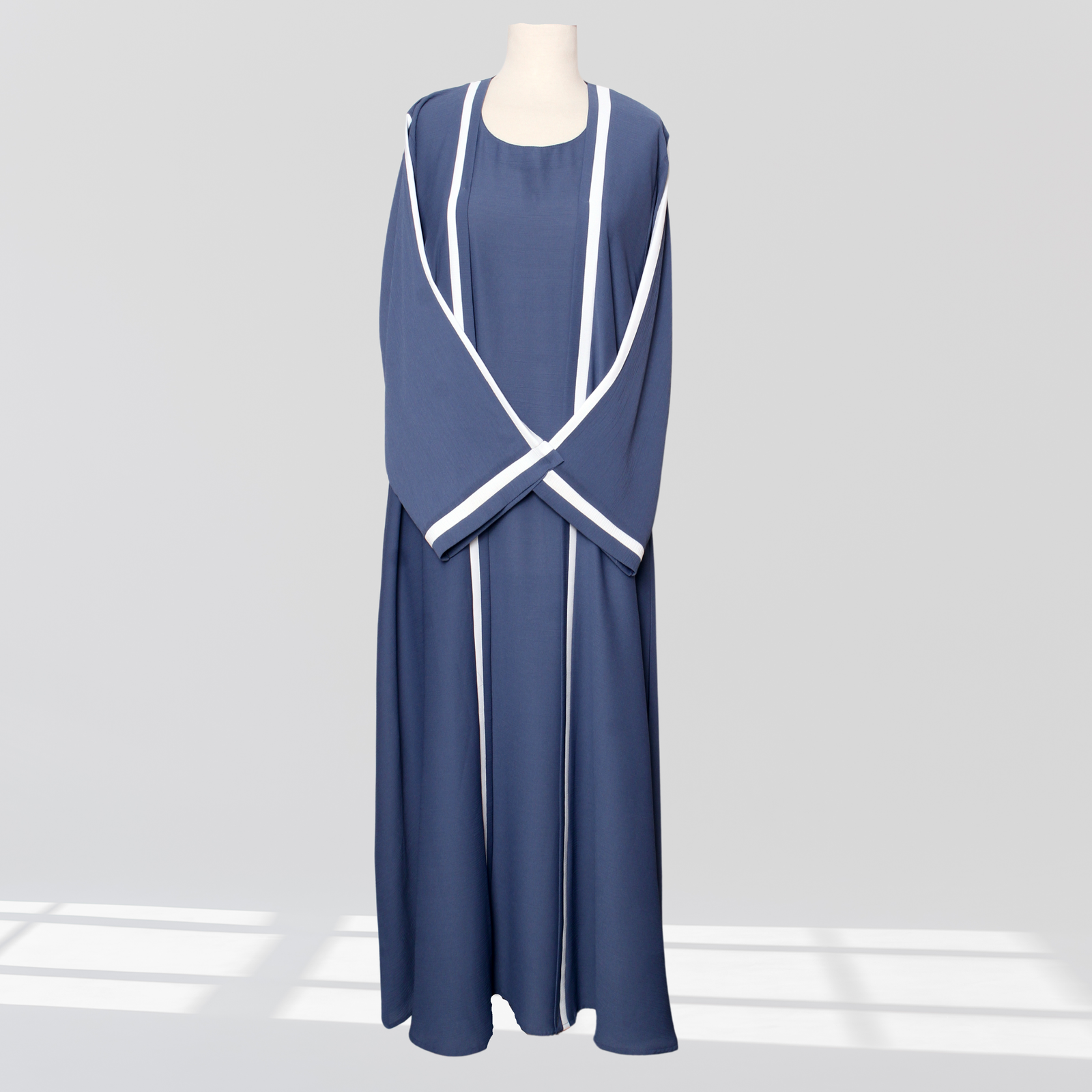 Front Open Abaya Set