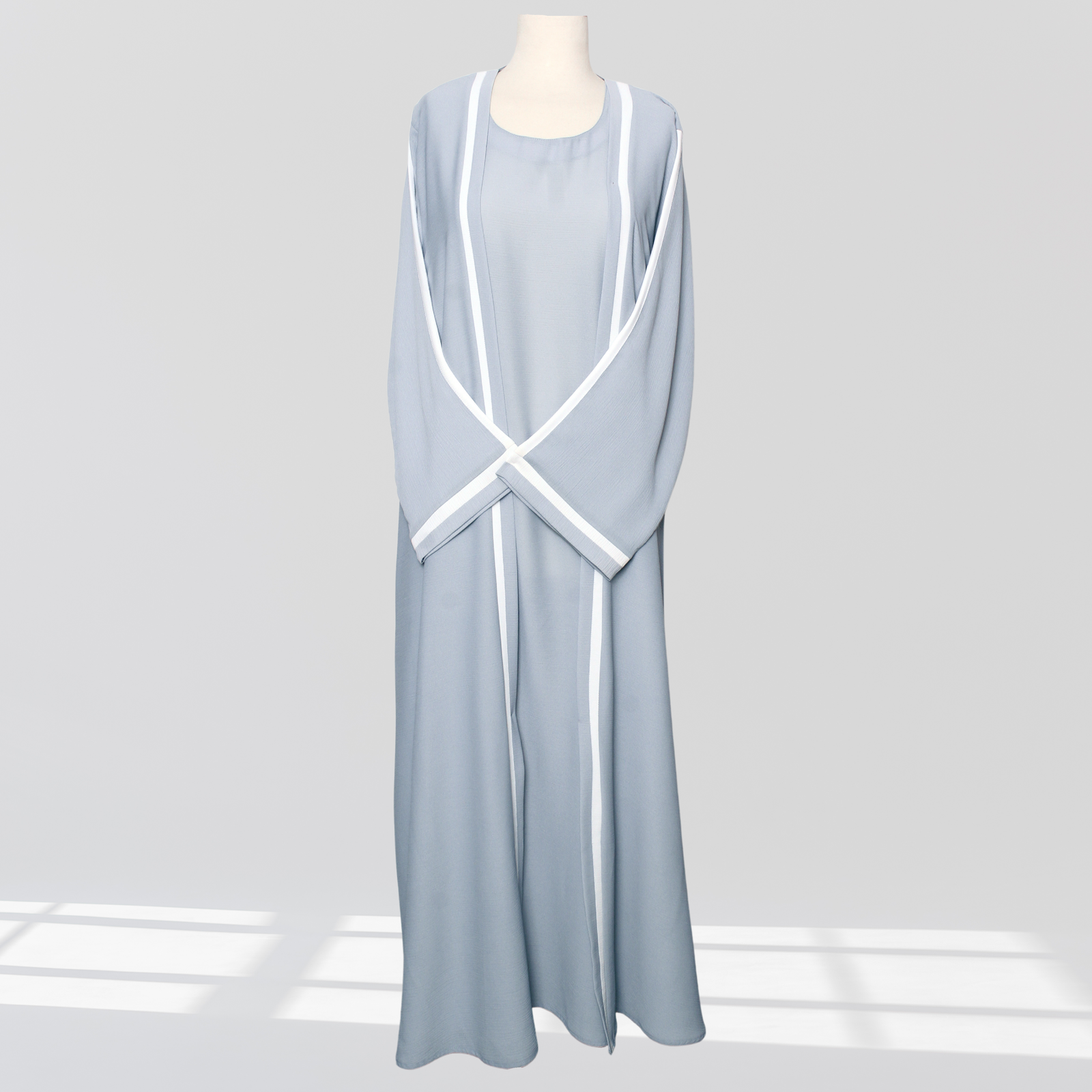 Front Open Abaya Set