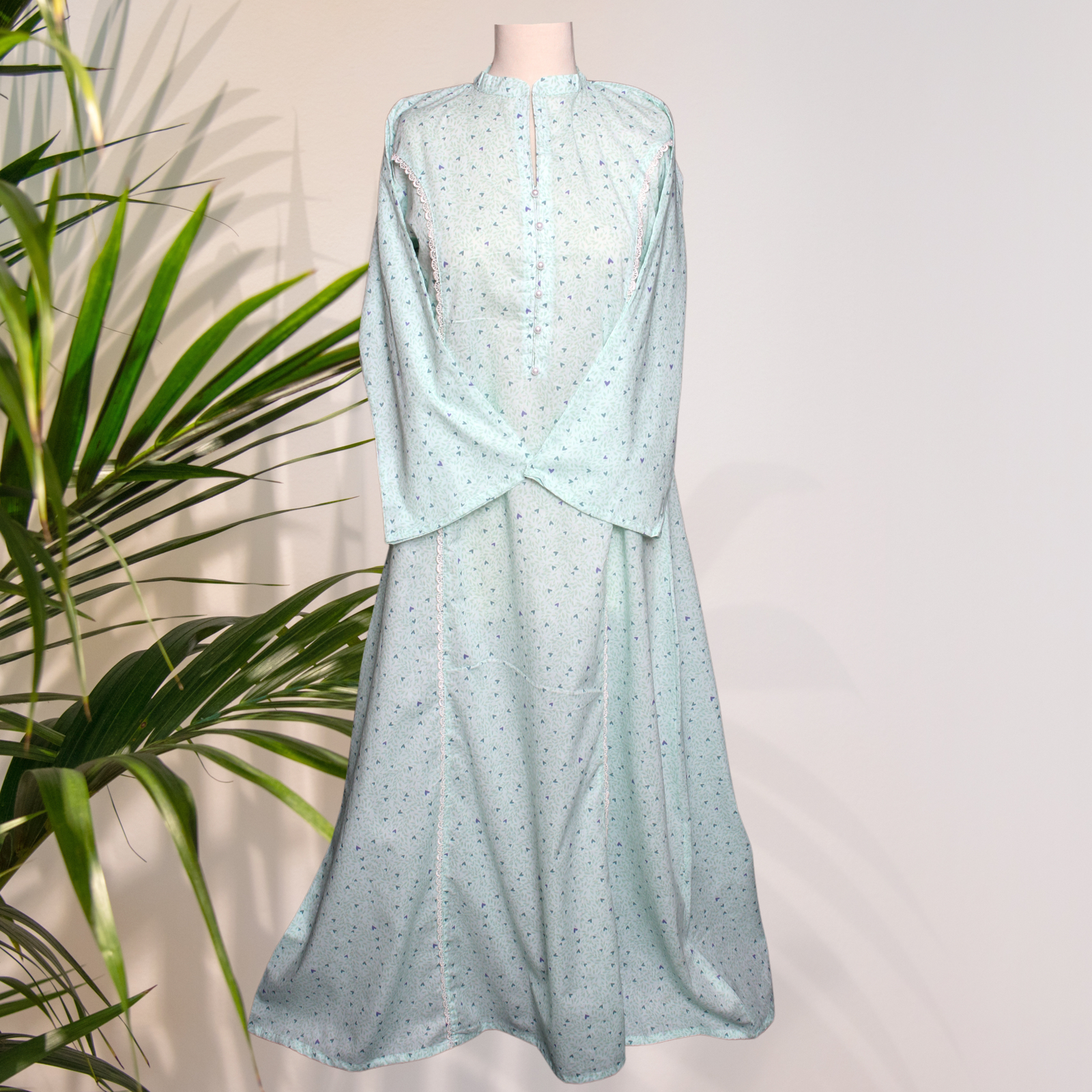 Lawn A-Line Long Shirt